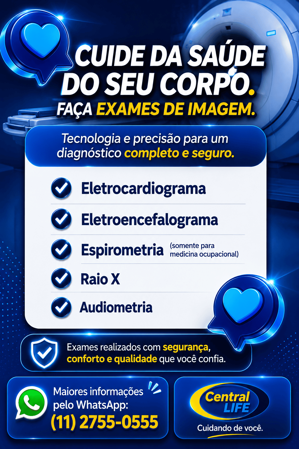 Exames de imagem