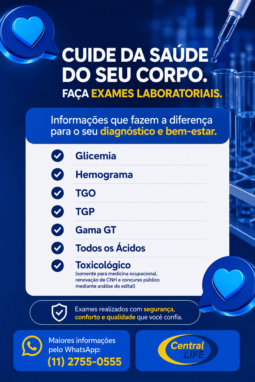 Exames laboratoriais