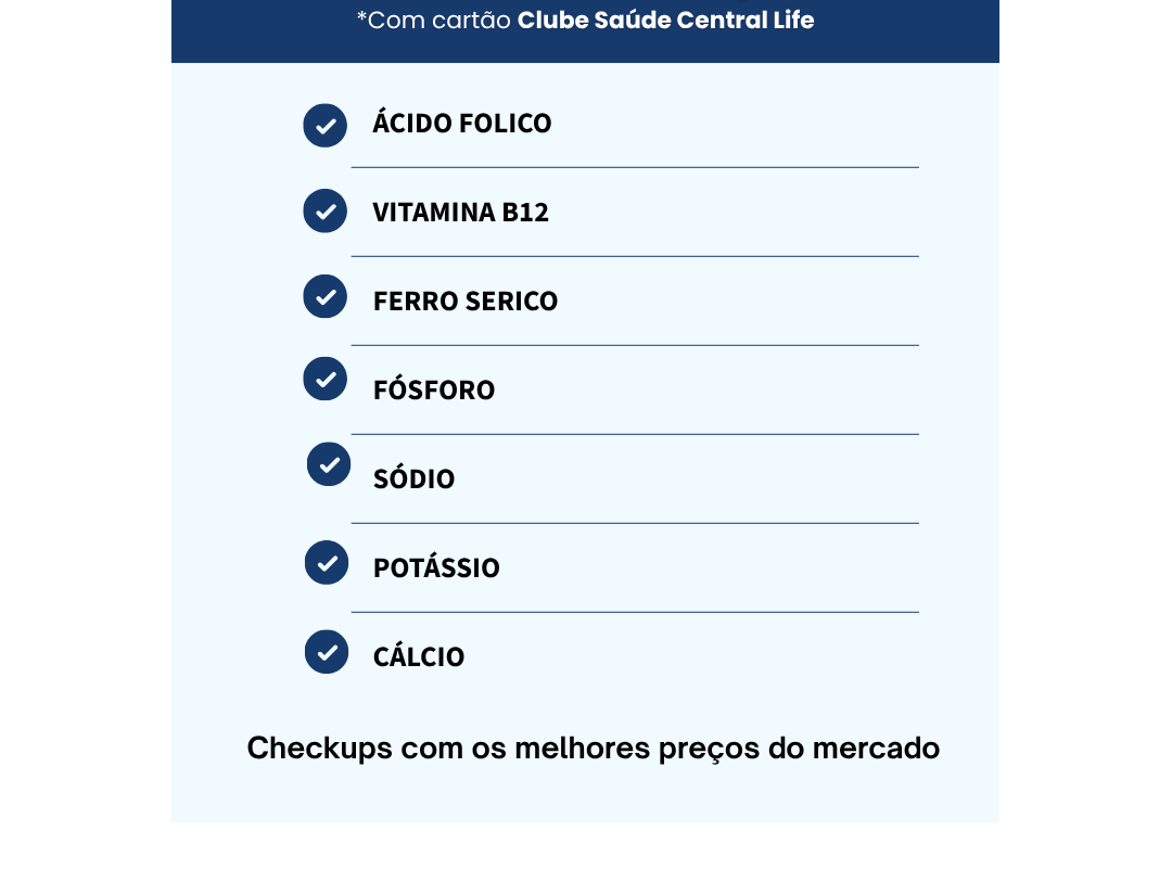 Check-up da Vitamina